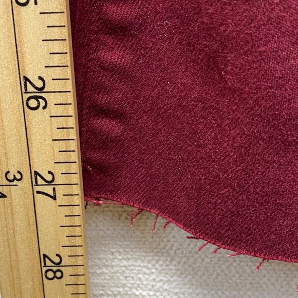 Kut from the Kloth Meg High Rise Fab Ab Wide Leg Maroon Denim Jeans Size 0 New - Picture 10 of 16